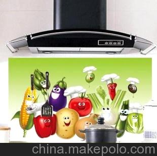 韓國高檔鐳射防油貼紙/鐳射墻貼紙-蔬菜（綠色）#yphb-Y28280