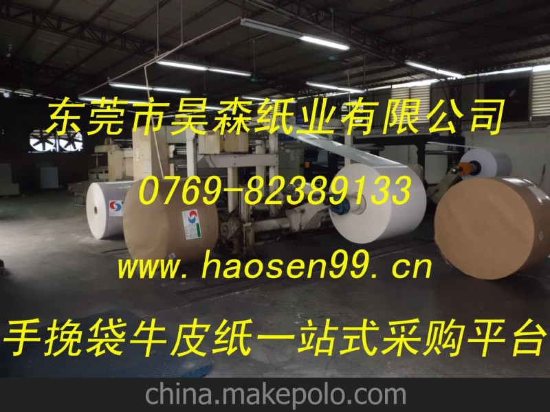 手挽袋牛皮紙 120G彩色牛皮紙、芬蘭涂布牛卡紙、單光牛皮紙