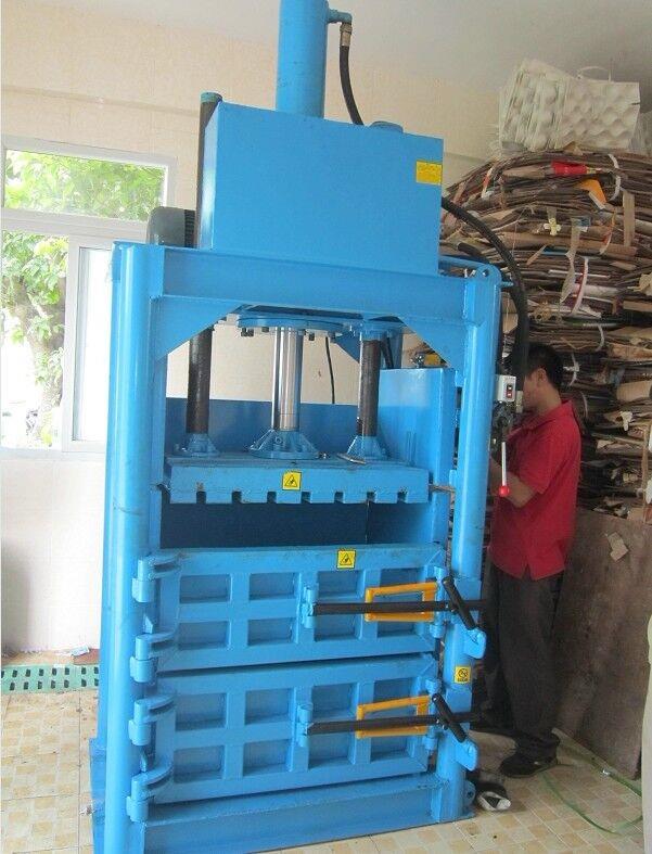 廢紙邊角料壓縮打包 液壓廢紙打包機 小型液壓打包機價格