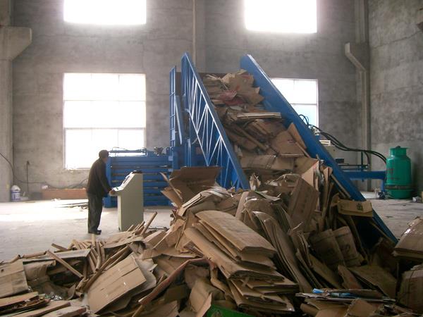 供應臥式廢紙壓塊機