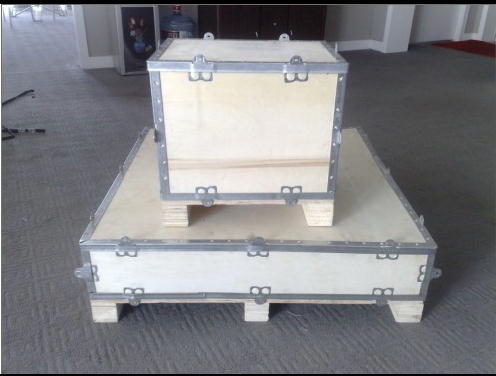 供應商河免檢出口鋼帶木箱山東濟南專業供應生產