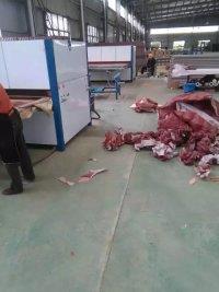 廣東南海木紋轉(zhuǎn)印機，轉(zhuǎn)印紙自動脫落。