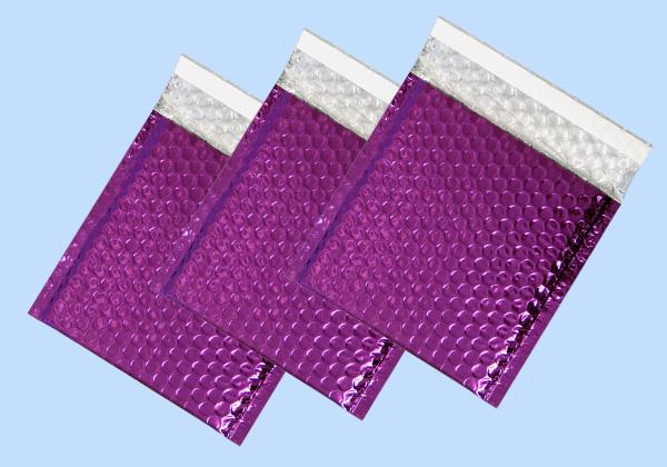 深圳市華彩興包裝材料有限公司專業生產紫色鍍鋁膜復合氣泡信封袋