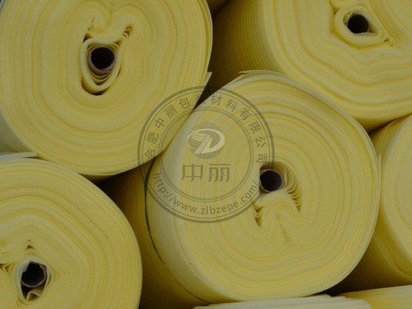 黃色珍珠棉卷材，epe珍珠棉定制加工