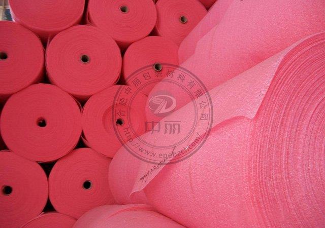 紅色珍珠棉卷材，epe珍珠棉定制加工