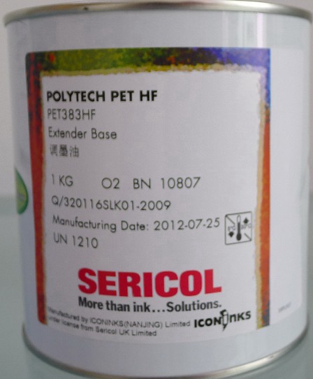 供應英國富士色麗可PET HF無鹵素絲印油墨