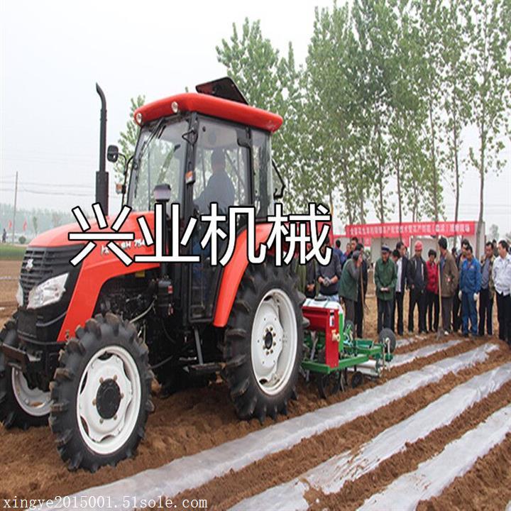 土豆播種覆膜機 花生噴藥起壟鋪膜機 玉米播種打藥覆膜機