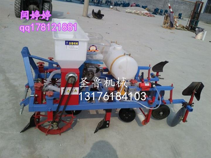 施肥播種打藥覆膜機 打藥覆膜機 玉米花生播種施肥覆膜機