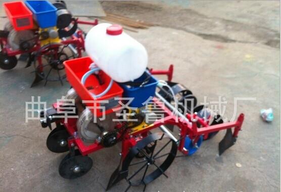 播種施肥覆膜機 手扶玉米播種施肥覆膜機 玉米播種覆膜機