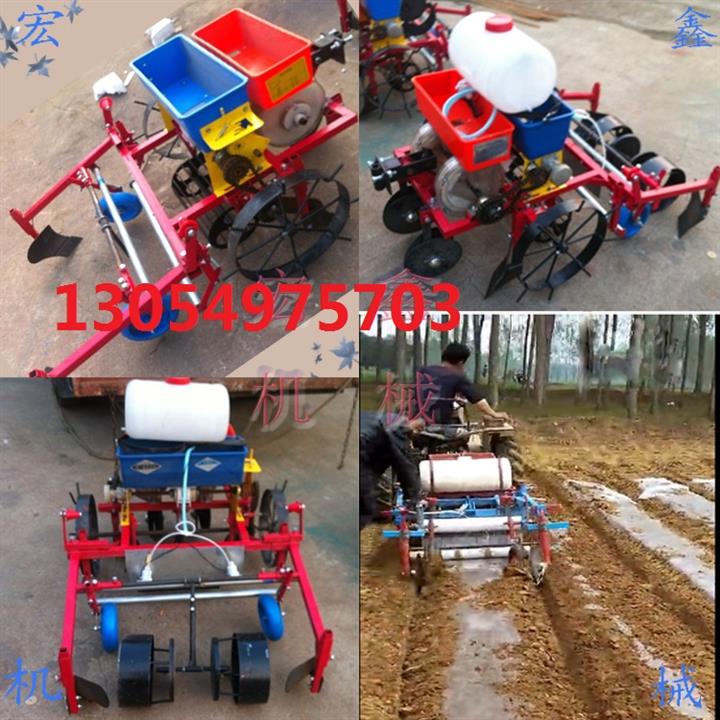 四輪拖拉機覆膜機 多功能花生播種覆膜機 打藥覆膜機