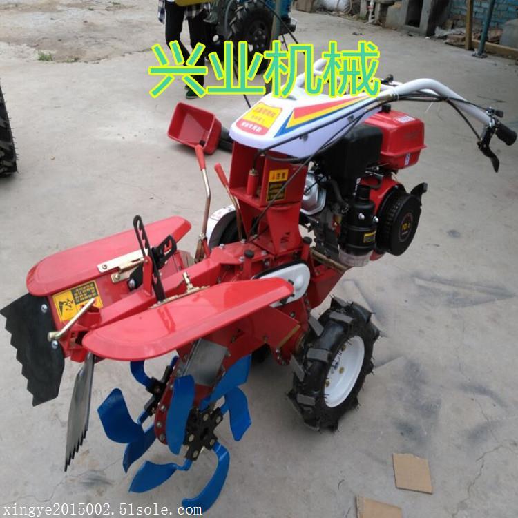 手推式開槽機 柴油開溝機型號 多用途起壟旋耕機械