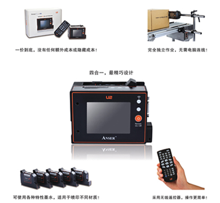 電話機高解析噴碼機U2