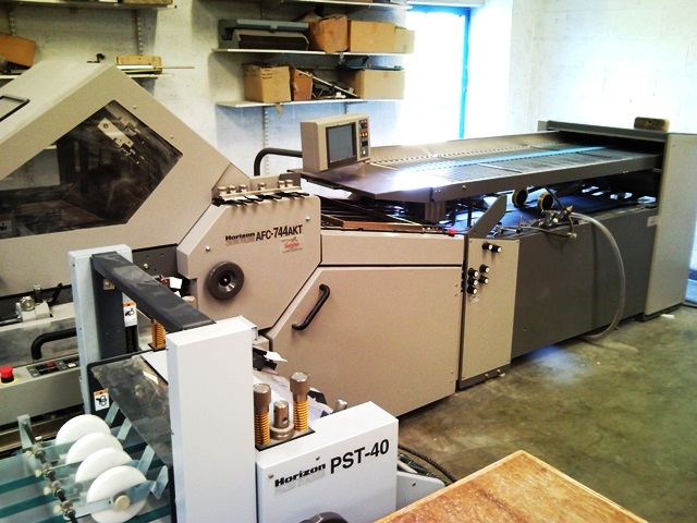 HORIZON二手日本好利用全自動(dòng)對(duì)開折頁(yè)機(jī)AFC-744A