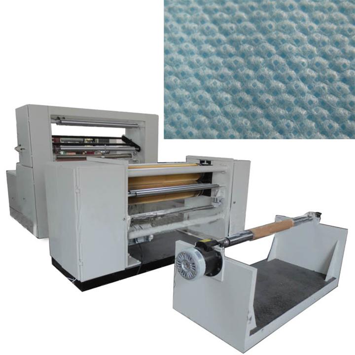 衛(wèi)生材料無(wú)紡布打孔分切機(jī)