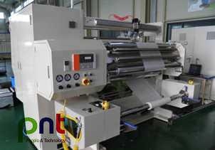 韓國pnt人科機械最新光學膜設備環(huán)氧樹脂分切機