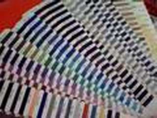 供應金銀線色卡尼龍線色卡繡花線色卡金潤線色卡生產加工