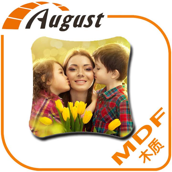 專業熱轉印空白耗材DIY/MDF木質杯墊Q309/可印圖片 個性定制