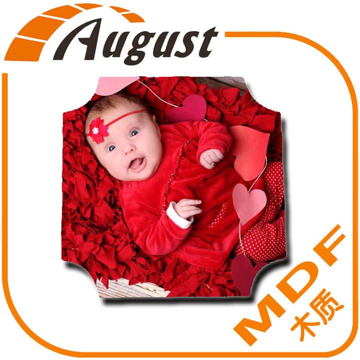 專業熱轉印空白耗材DIY/MDF木質杯墊Q308/可印圖片 個性定制