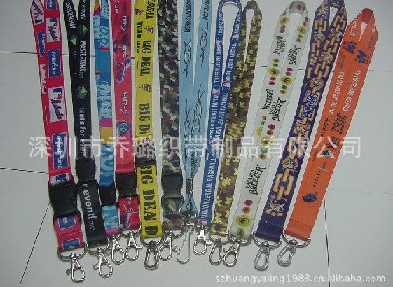 供應絲印、熱轉印y型廠牌吊帶