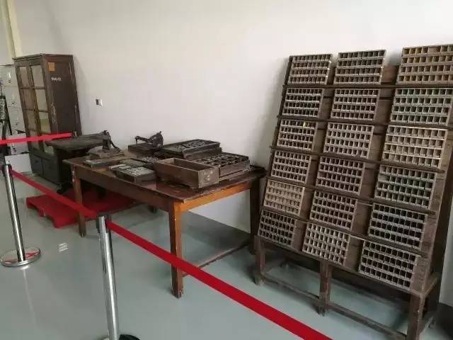 鉛活字印刷展區(qū),印刷，紙引未來(lái)