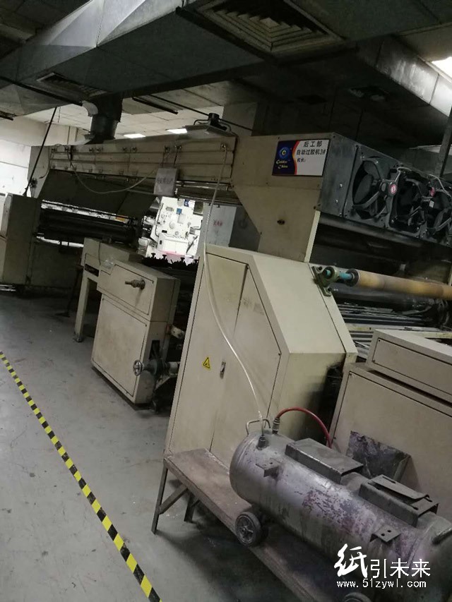 過膠機臺益，1200MM寬