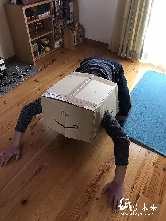 沒有 Labo 沒關系,亞馬遜的紙箱同樣「騷」得不行