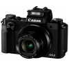 佳能（Canon）PowerShot G5X 數(shù)碼相機(jī) 1英寸CMOS傳感器 2020萬(wàn)有效像素 3.0英寸液晶屏 4.2光學(xué)變焦 無(wú)內(nèi)置存儲(chǔ) DIGIC6處理器 含相機(jī)包 一年保修 黑色