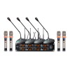 獅樂(SHILE）U段高保真無線話筒	SH-24	一拖八無線話筒 一臺主機+四只鵝頸麥+四只手持麥