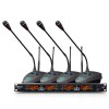 獅樂(SHILE）U段高保真無線話筒	SH-10	一拖四 一臺接收機+四個無線鵝頸麥克風 紅外自動對頻 不含安裝和調試