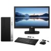 惠普（HP）臺式電腦/HP ProDesk 400 G5 MT 酷睿I5-8500（3GHz 6核）/8G/1T+128G/DW/Win10系統(tǒng)/23.8寸顯示器/三年上門( HP ProDesk 400 G5 SFF-N9023230059)